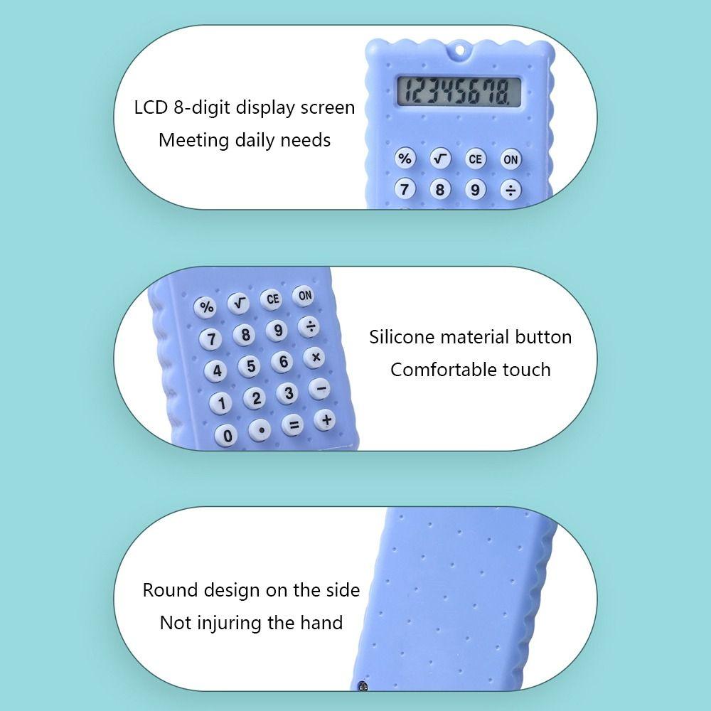 8-значный дисплей, научные калькуляторы, форма печенья, студенческие калькуляторы, школьный офис