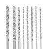 8 Pcs 200mm Length Twist Drill Bit Set Straight Shank HSS Drill Bit  For Wood, Plastic and Aluminum