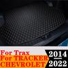 Car Trunk Mat ALL Weather Tail Boot Luggage Pad Carpet Flat Side Cargo Liner Cover For Chevrolet Trax TRACKER