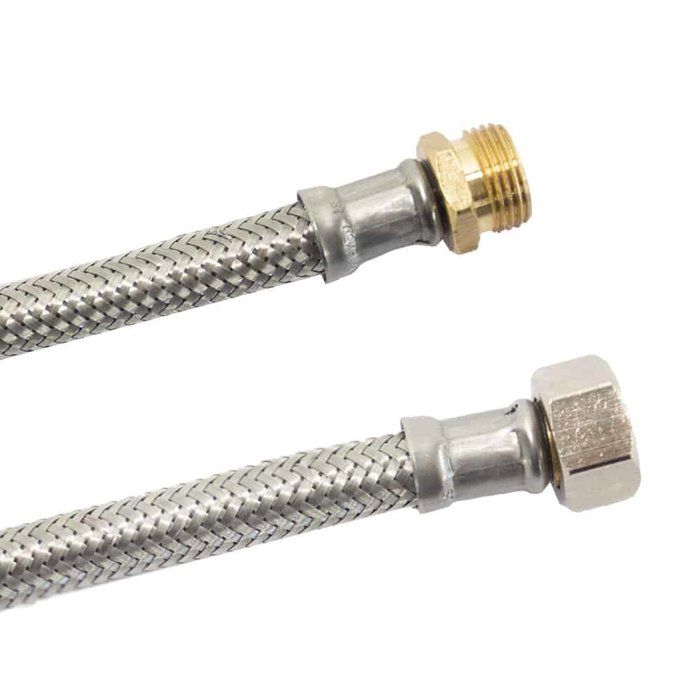 Flexible Inox Sanitaire DN8, 3/8 Pouce, 1500mm