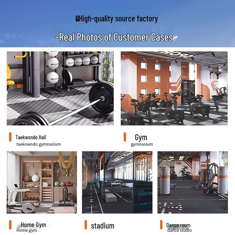 Соединяющийся ударопоглощающий коврик для спортзала и тхэквондо