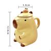 Capybara Teacup Milk Mug Cute Animal 450ml Birthday Gift Drinking Cup Coffee for Home Office