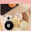 Simulation Keychain Ball Cute Cartoon Girls Children Backpack Hanging Ornaments