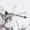 Screw Silver Industrial  Barbell Stainless Steel Black Ear Cartilage Arrow Piercing Stud Earring