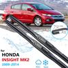 Автомобильная щетка стеклоочистителя для Honda Insight MK2 2009~2014 ZE2 ZE3 Передние стеклоочистители ветрового стекла Автомобильные аксессуары 2010 2011 2012