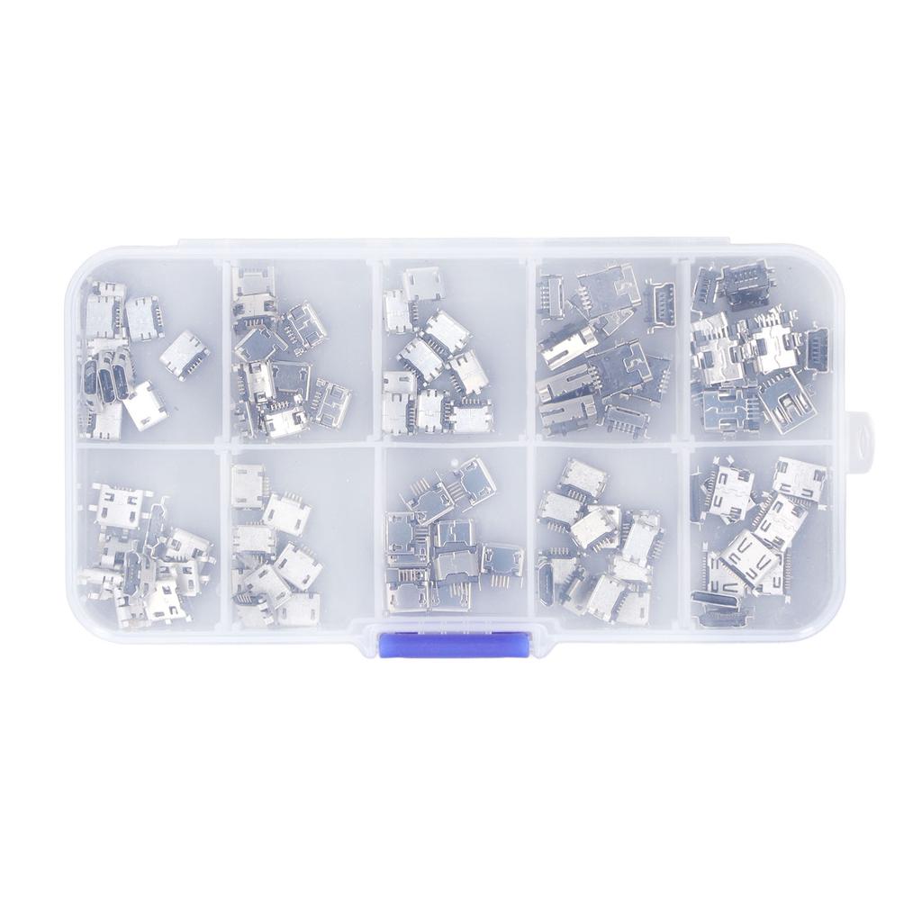 100 шт. Micro MINI USB женский разъем USB разъем для бытовой техники