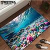 3D Carpet Entrance Floor Mat Non Slip Mat Household Bathroom Toilet Door Non Slip Mat