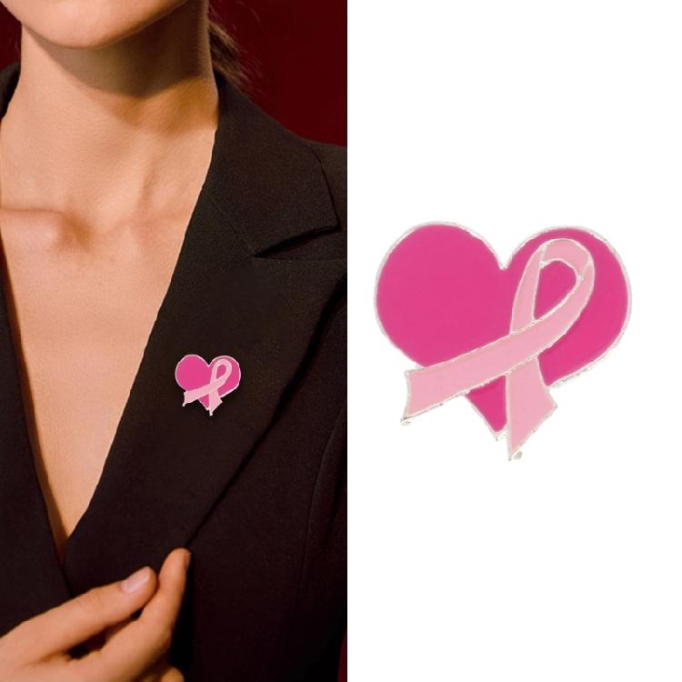 Элегантный Значок для Свитера Брошь-Ленточка Awareness о Здоровье для Празднования Женского Дня Модная Декорация из Сплава на Лацкан