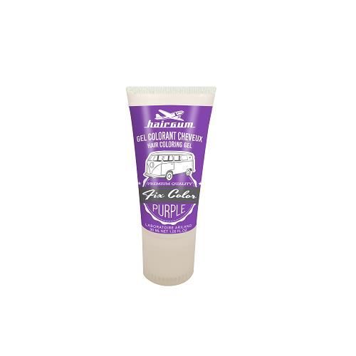Gel Fixant Coloré - Hairgum - Violet - 30 ml - Sans Parabène - Pour Tous Types de Cheveux