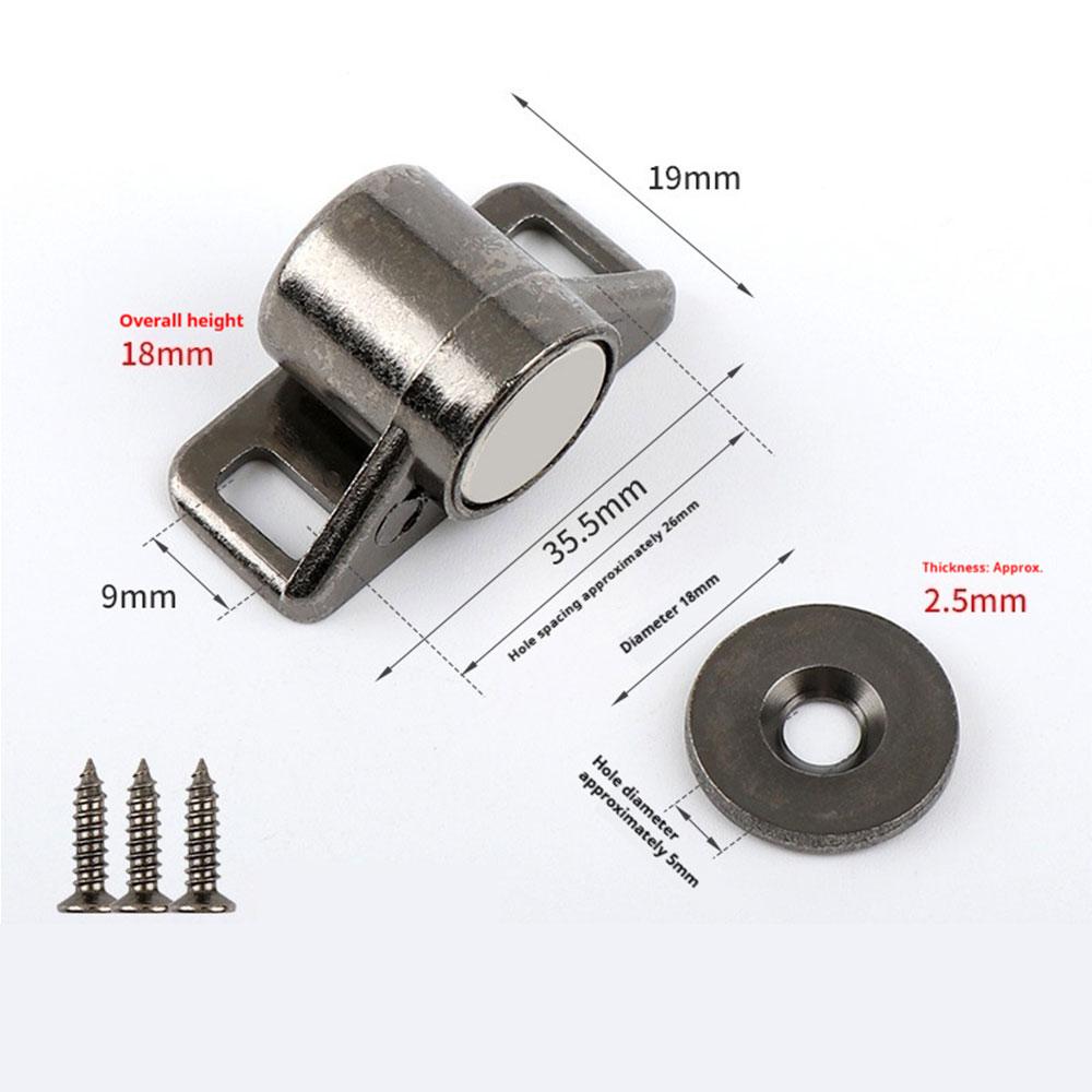 Magnet Cabinet Door Catches Ultra Thin Cupboard Closer Door Stopper Home Furniture Hardware Accessories