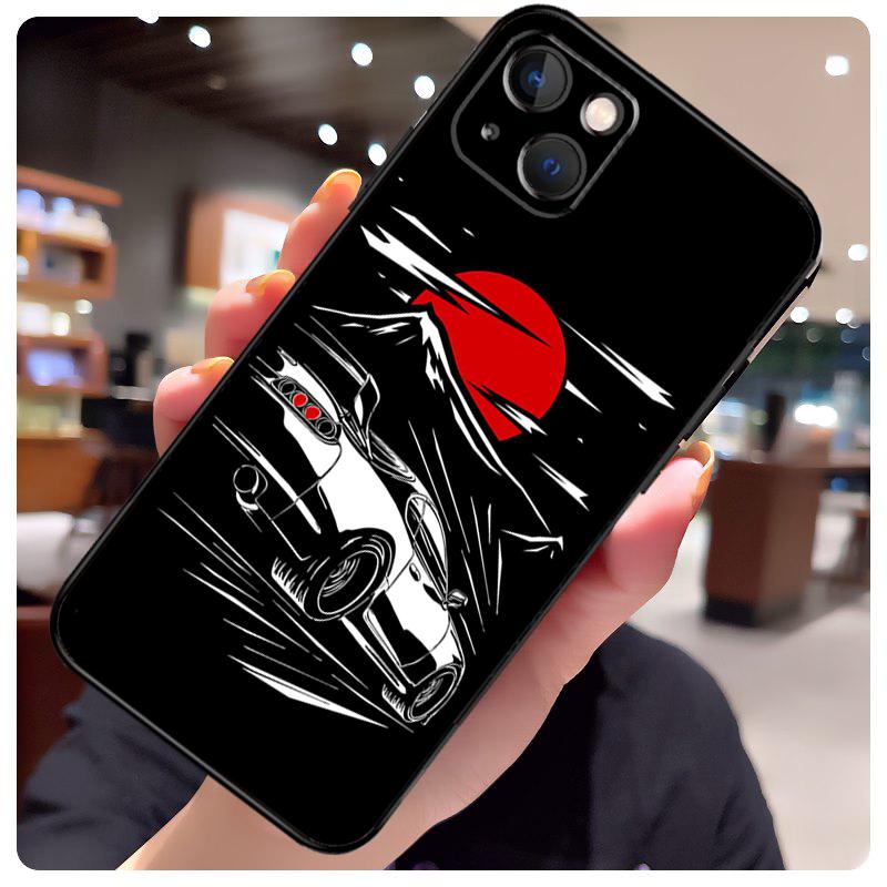 Япония JDM Спортивные Автомобили Мужской Мужчины Чехол Для iPhone 13 Pro Max 16 15 11 12 14 17 Pro Max mini 15 16 Plus 16e 17 Air Чехол Для Телефона