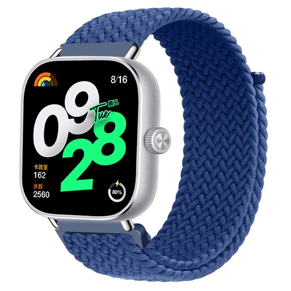 Плетеная одинарная петля для ремешка Xiaomi Redmi Watch 4, регулируемый спортивный ремешок, нейлоновая замена, ремешок Miband 8 pro