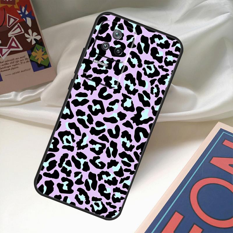 African Leopard Print Funda For POCO M6 Pro X3 X4 X5 X6 M5s F3 F5 Xiaomi 13T Pro 12T 11T 12 13 Lite 14 Ultra Case