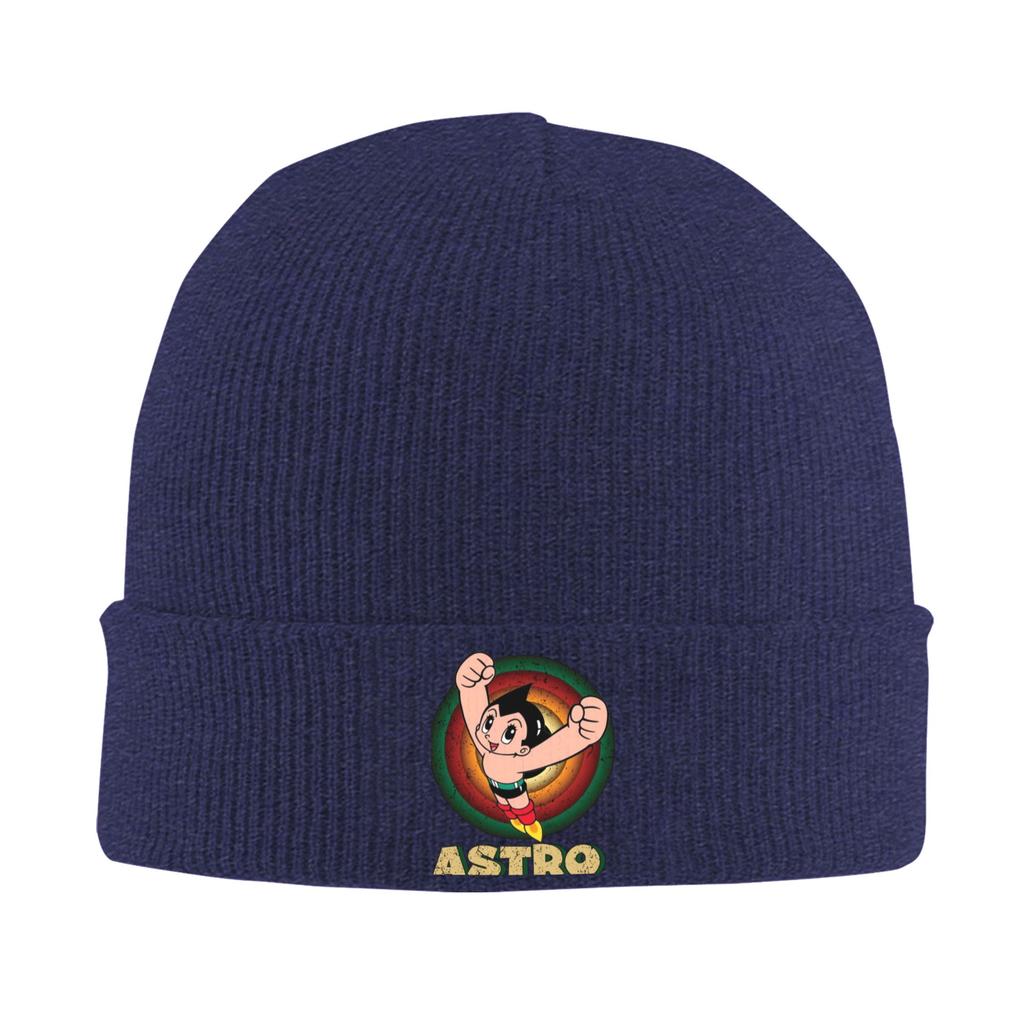 Astro Boys Beanie Hats Bonnet Hats Adult Unisex Retro Outdoor Knit Hat Winter Pattern Warm Soft Caps