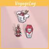 Cartoon Trendy Alloy Character Brooch Eyecatching Decorative Pin For Lovers Fashion