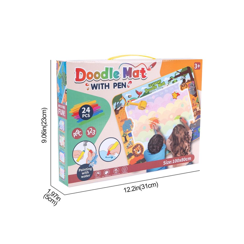 Children's Water Painting Canvas, Clear Doodle Mat, Early Education Toy, Multiple Styles