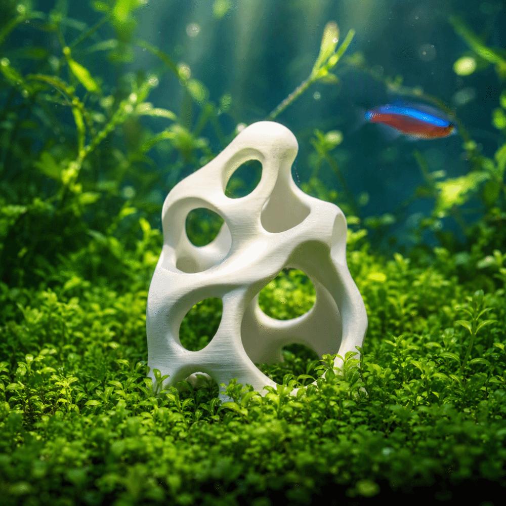 Natural Look Fish Shrimp Breeding Shelter Plastic Fish Tank Hideout Betta Fish Tank