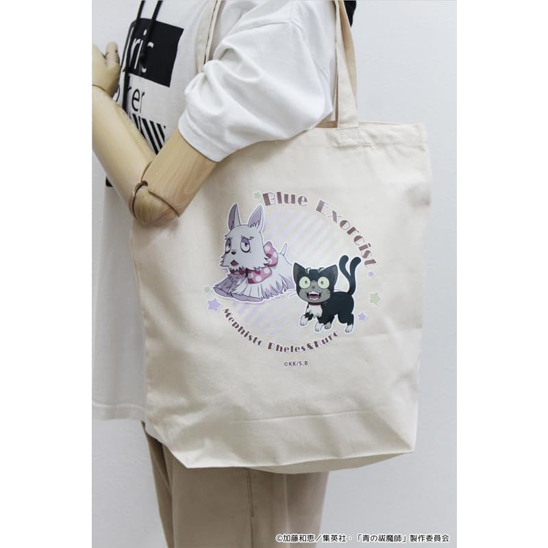 Blue Yuki No Petitchoko Canvas Tote Bag Exorcist Hata-hen