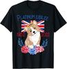 Queen'S Platinum Jubilee 2022 British Monarch Queen Corgi Unisex T-Shirt