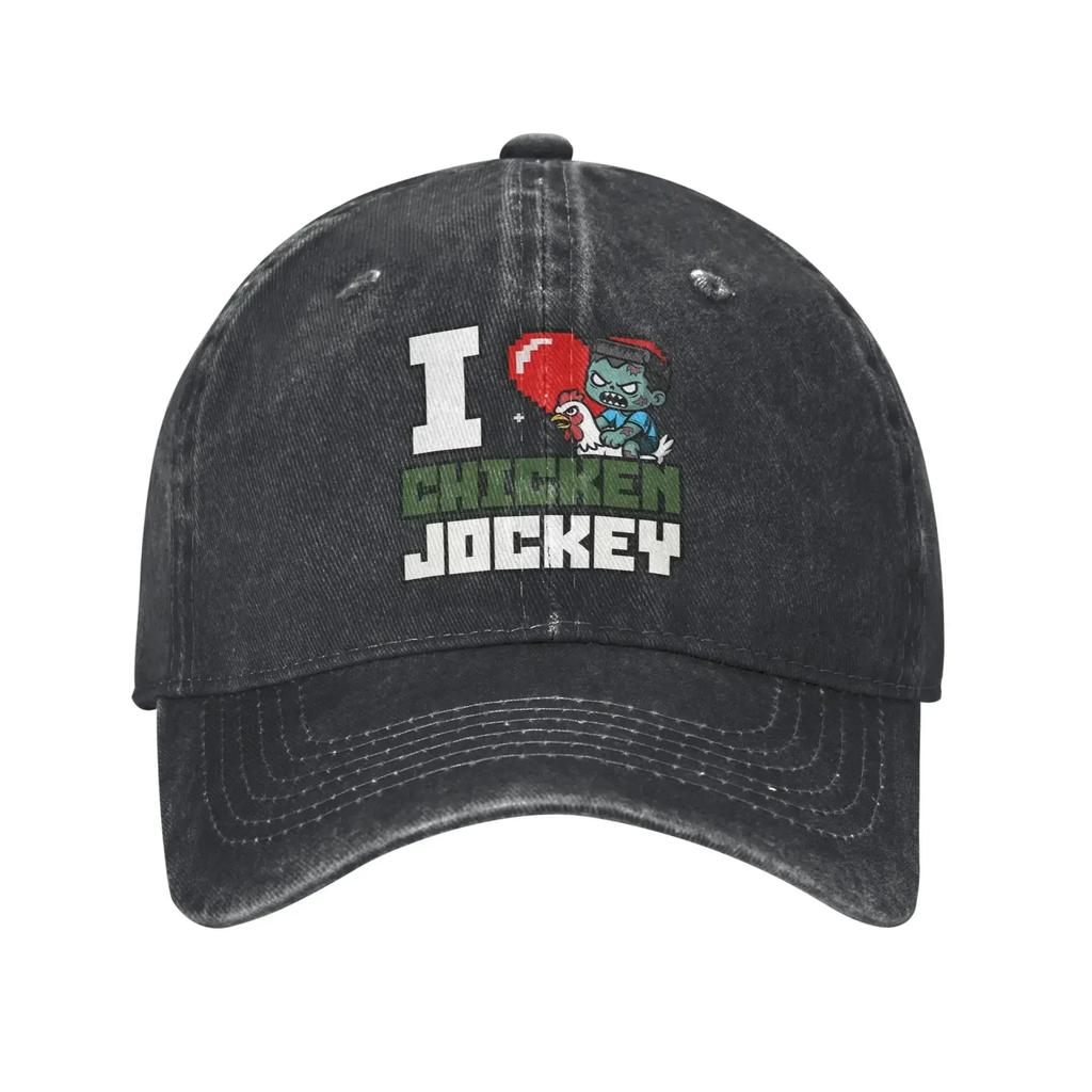 Unisex I Love Chicken Jockey Caps Merch Baseball Cap Fashion Absolute Cinema Movie Trucker Hats Adjustable