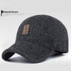Men's Winter Warm Leather Hat with Ear Protection - Duckbill Style