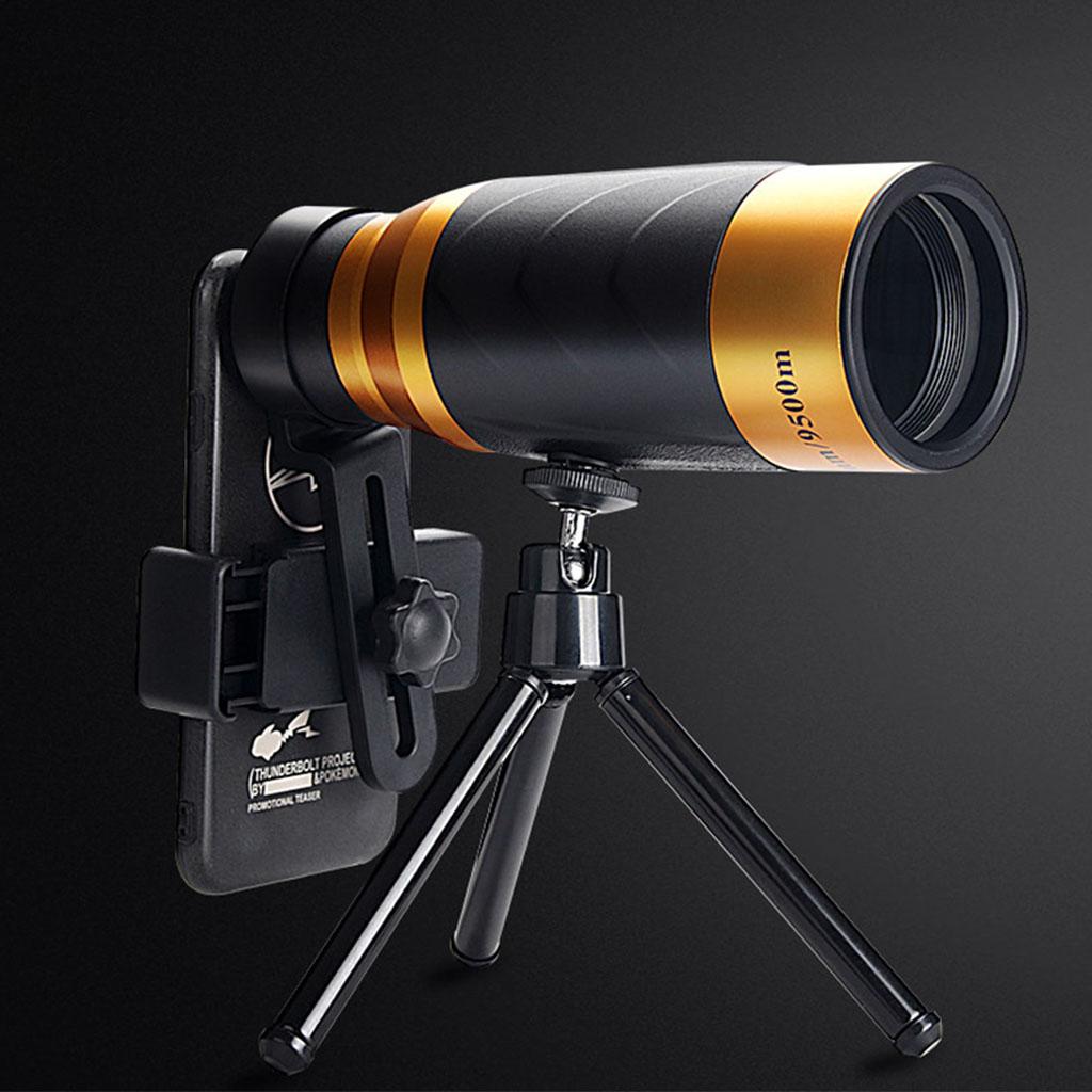 Portable Waterproof Sight with Adjustable Tripod Universal for Smart Phone Adapter for Shooting Bird Watching Hunting