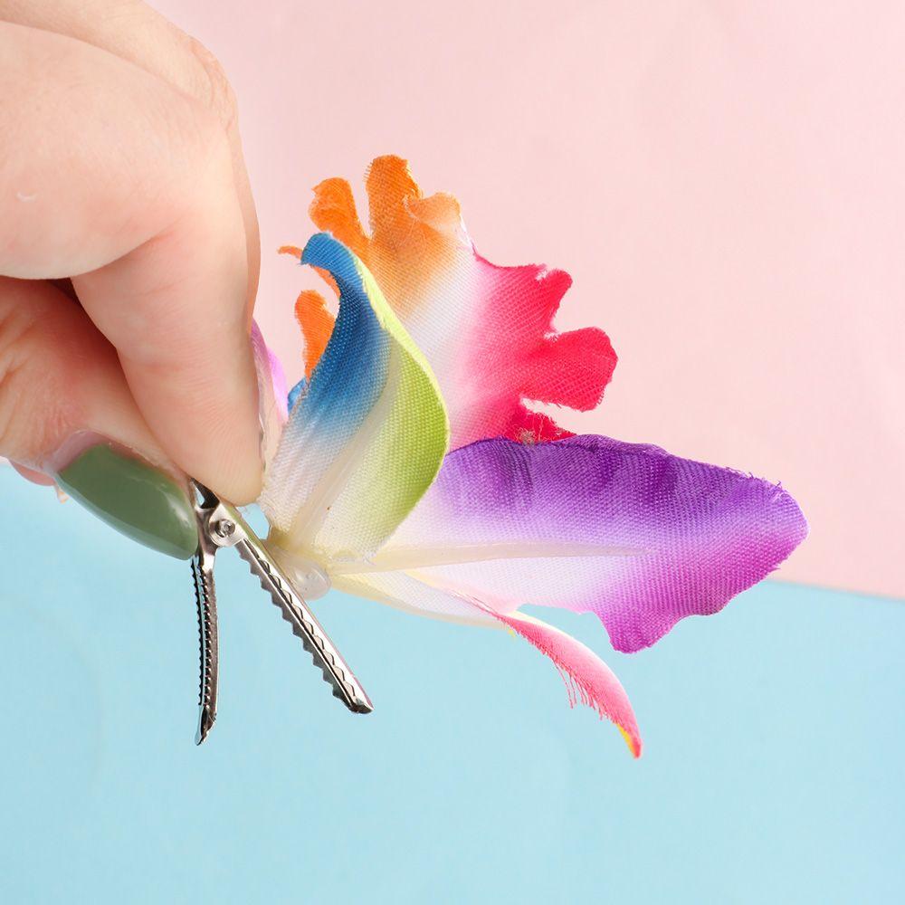 Аксессуары для волос Заколка для девочек Пляжные заколки для волос с цветком Свадебные шпильки Свадебные аксессуары Орхидея