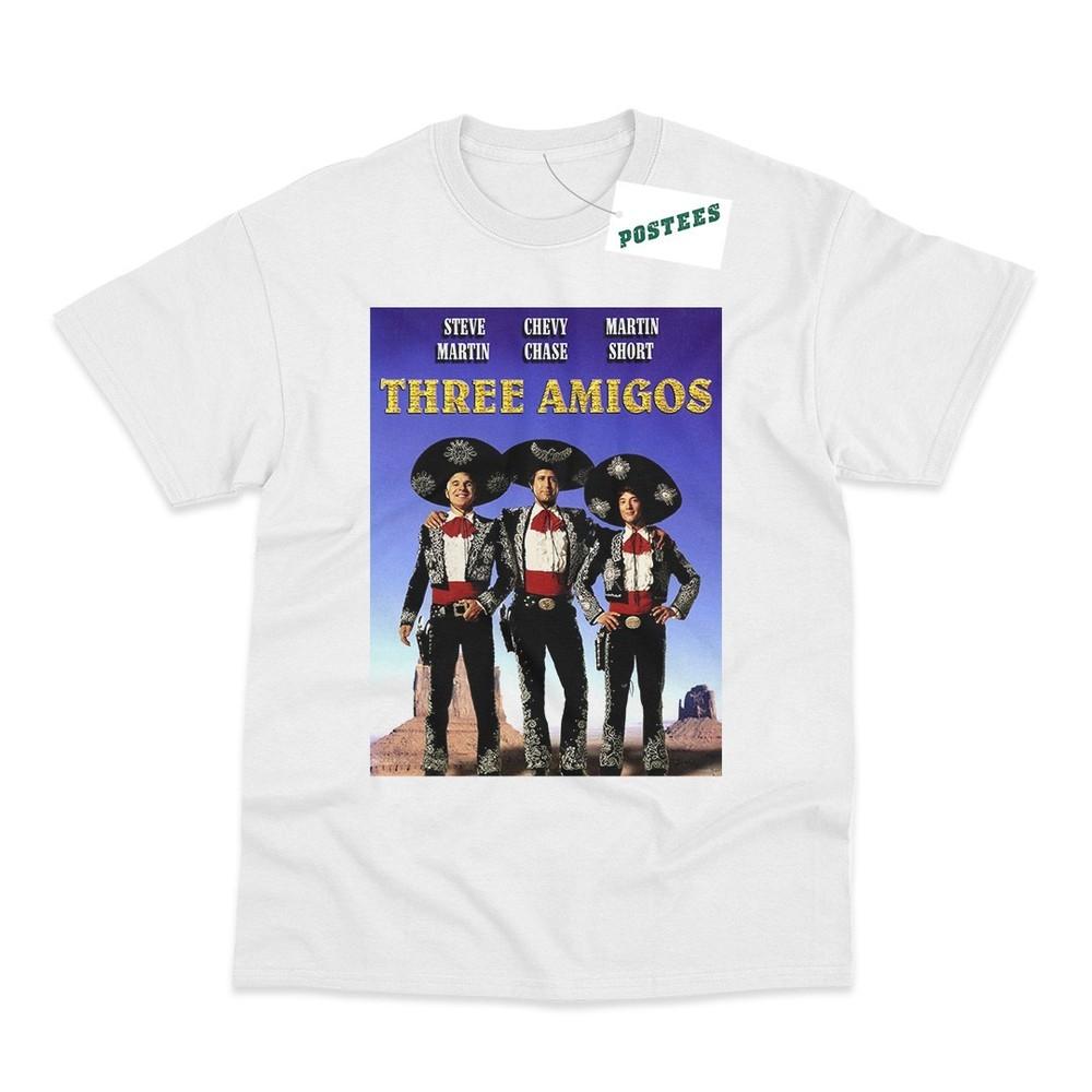 Three Amigos Movie Poster Direct To Garunisext Printed TShirt