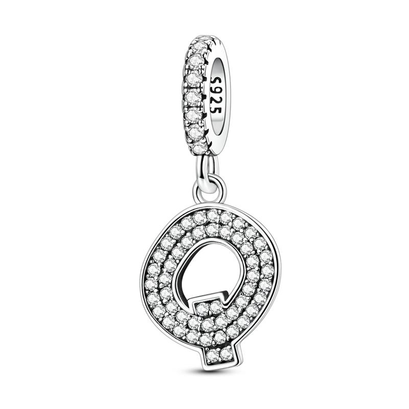 Новые 26 А-Я Буквенные Шармы Подвески Медные Подходят для Оригинальных Браслетов Изготовление Бусин Юбилей Женские Ювелирные Изделия Подарок