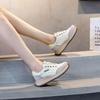 2024 Autumn/Winter Women's Cowhide Sneakers - Thick Sole, Versatile Casual Sports Shoes