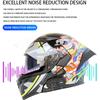 Bluetooth Motorcycle Helmets Full Face Helmet Flip Up Double Lens Anti-Fog Design Moto Helmet For Motorcyclist