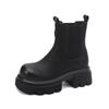 Fashion AIYUQI 2025 New Women's Chelsea Boots Thick-soled Slip-on Women Chimney Boots Large Size Fashion Female Ankle Boots