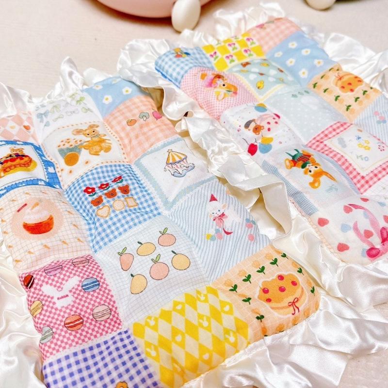 Labubu Baby Stroller Storage Box Doll Decor Space Module Doll Sleep Cradle Cart Dolls Bed Furniture Accessories Gift