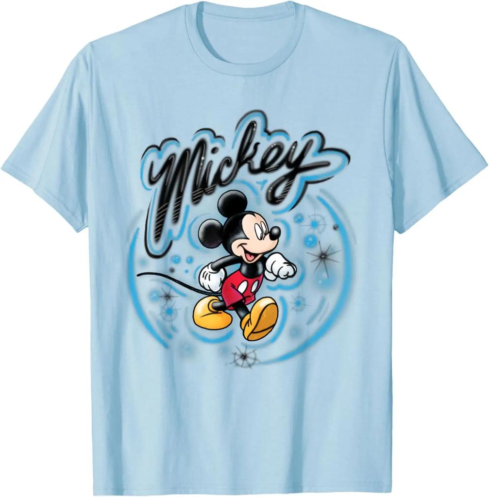 Модная футболка с аэрографией Микки Маус от Disney S-4XL Четыре сезона