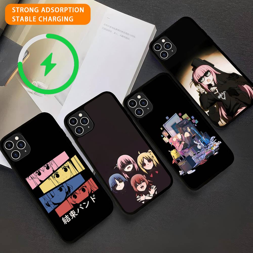 Чехол для беспроводной зарядки Magsafe с персонажами аниме Himouto Umaru-chan Для iPhone 17 16 15 14 13 12 11 15 Pro Max Магнитная крышка