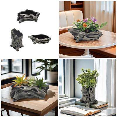 Цветочный горшок Садовый горшок для суккулентов Кашпо для кактусов Кашпо для ствола суккулентов Горшки для пней Горшки для корней деревьев Горшки для пней