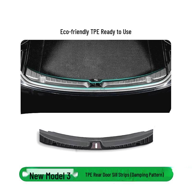Tesla Model Y3 Facelift Rear Bumper Protector Strip