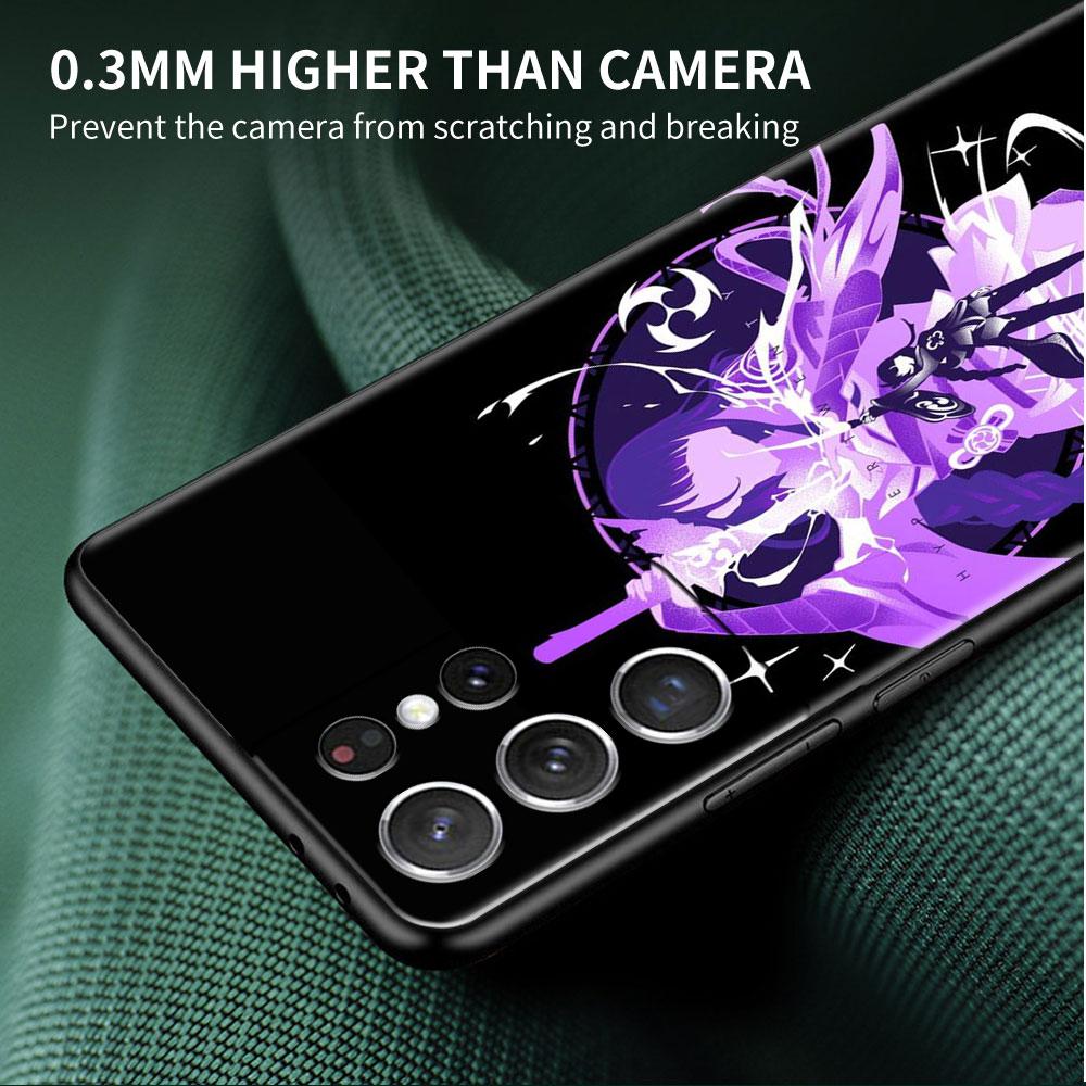 Чехол для Samsung Galaxy S20 S22 Ultra S21 FE S10 S9 Plus Note 20 10 Lite 9, мягкий чехол для телефона в виде ракушки, аниме Genshin Impact Cool