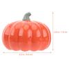 Decorative Wholesale Food Tea Coffee Bean Sugar Candy Cookie Ceramic Storage Canisters Pumpkin Jar With Lid For Kitchen