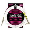 Genuine Ernie Ball 6400 Shielded Instrument Cable, 15ft, 4.57m, White