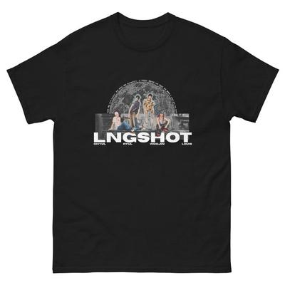 Летняя мода 2026 Модная футболка Мужская Женская Винтажный топ LNGSHOT Moonwalkin Унисекс футболка _ Мерч для фанатов K-pop бой-группы