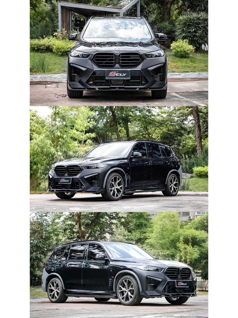 19-23 BMW X5 & 24 X5M Wide Body Kit: Front Bumper & Side Skirts