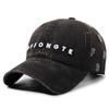 Fashion Letter Embroidery Cap Personalized Baseball Cap Men'S And Women'S Outdoor Sunshade Versatile Washed Hat Tide