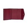 Coach Wyn 11 Color Block Faux Leather Wallet Small Women Wallet Red Brown C2329-B4NQ4