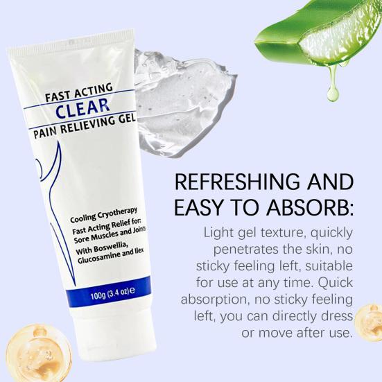 1/2 шт 100 г крем для ухода за суставами спортивный успокаивающий охлаждающий гель с ментолом ладан быстродействующий впитывающий гель для снятия боли у мужчин и женщин