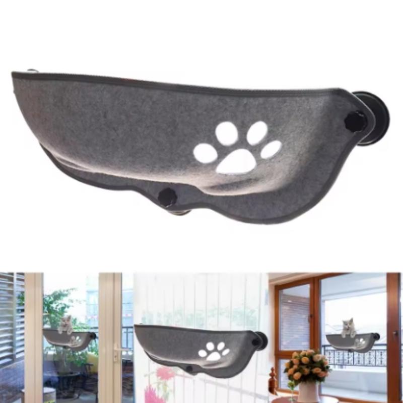 Гамак для кошек на окно с прочными присосками, подвесная лежанка для питомца, котенка, для сна, для хранения, теплая клетка для хорька, полка для кошки, сиденье, кровати, полумесяц, кошачье гнездо