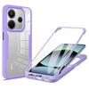 For Xiaomi Redmi Note 14 5G Case Acrylic+TPU Clear Phone Cover with PET Screen Film