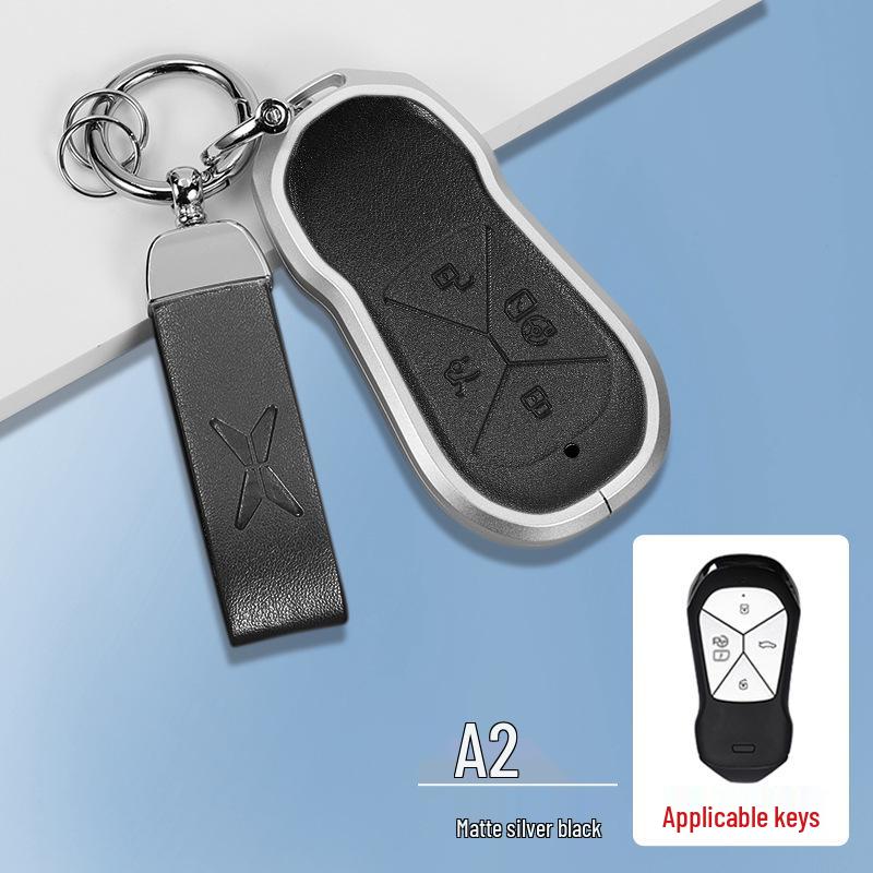 Compatible with XPeng P7i, G6, G9, P5, G3i key case - Premium Protective Shell with Buckle.
