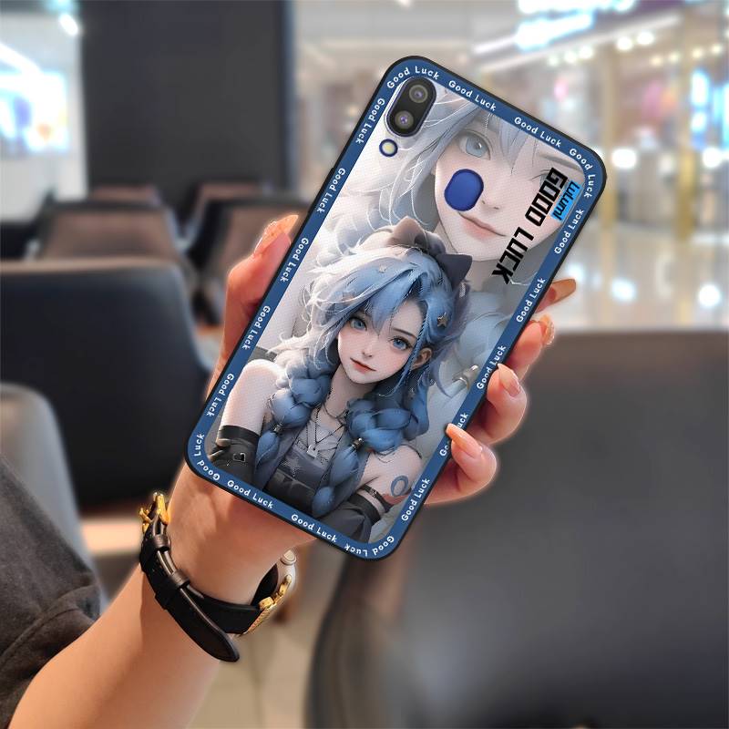 Прочный чехол с полной защитой для Samsung Galaxy M20/SM-M205FD, модный дизайн, мультяшная милая задняя крышка, ТПУ силикон