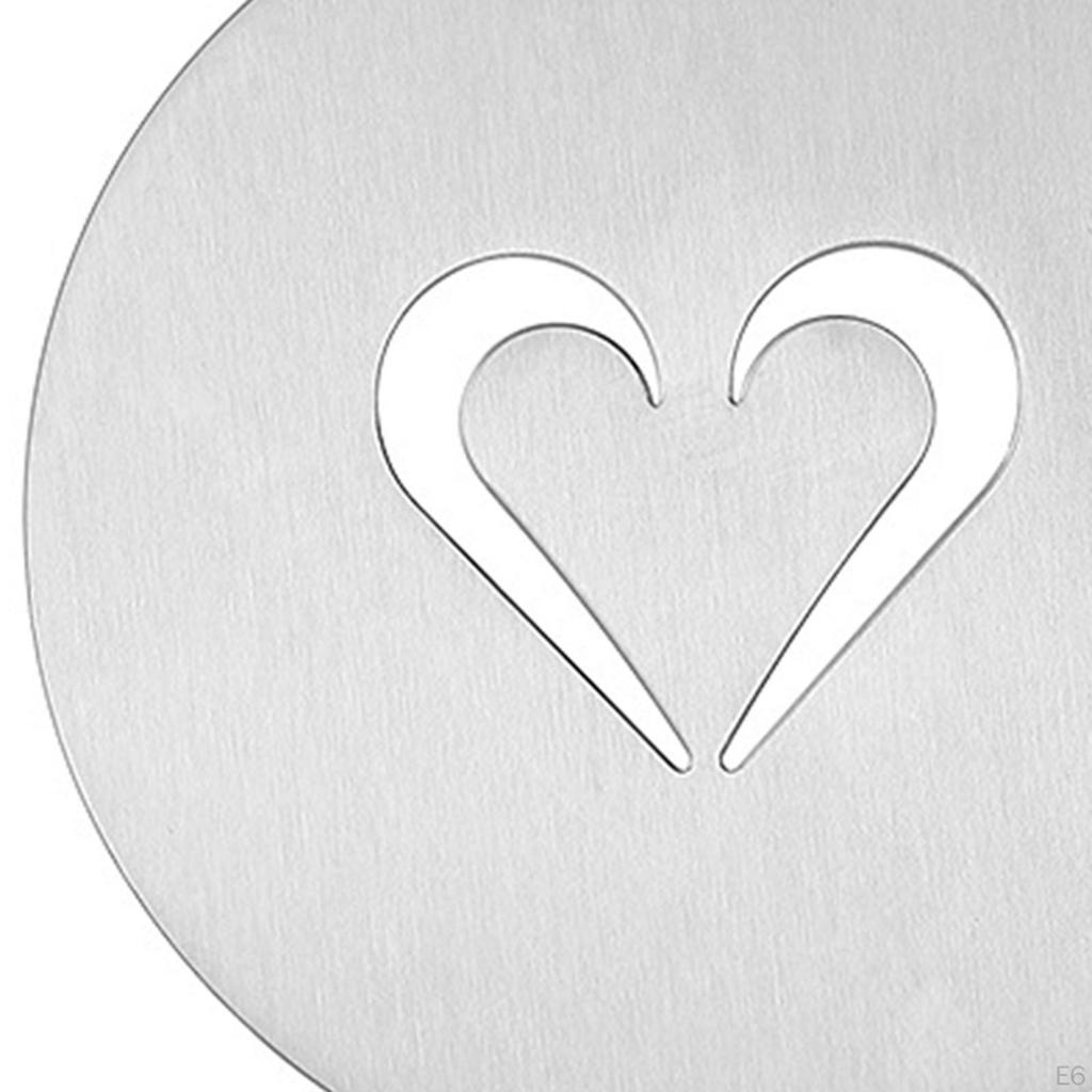 Coffee Art Template Baking Painting Mold Tools Cake Stamping Decorating Stencil for Chocolate